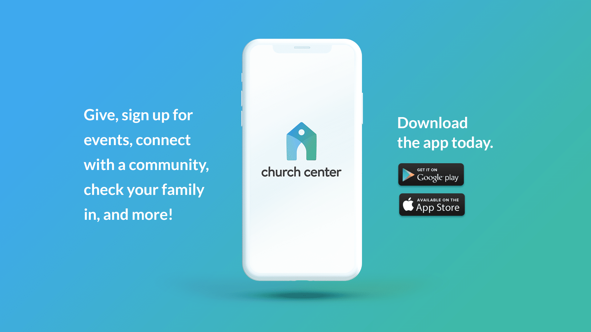Group talking at church
